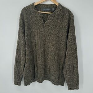 Oscar De La Renta Cotton Blend Sweater Men Size XL